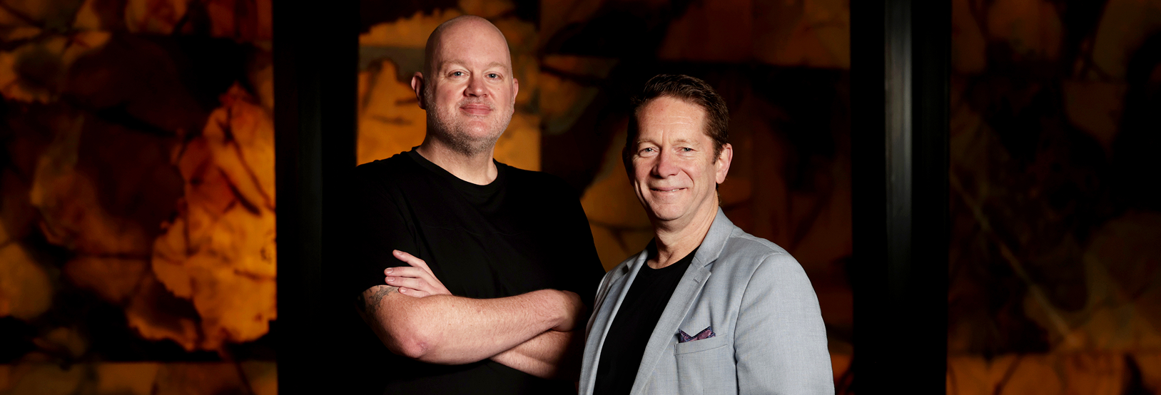 Simon Kriss and Dr Troy Neilson